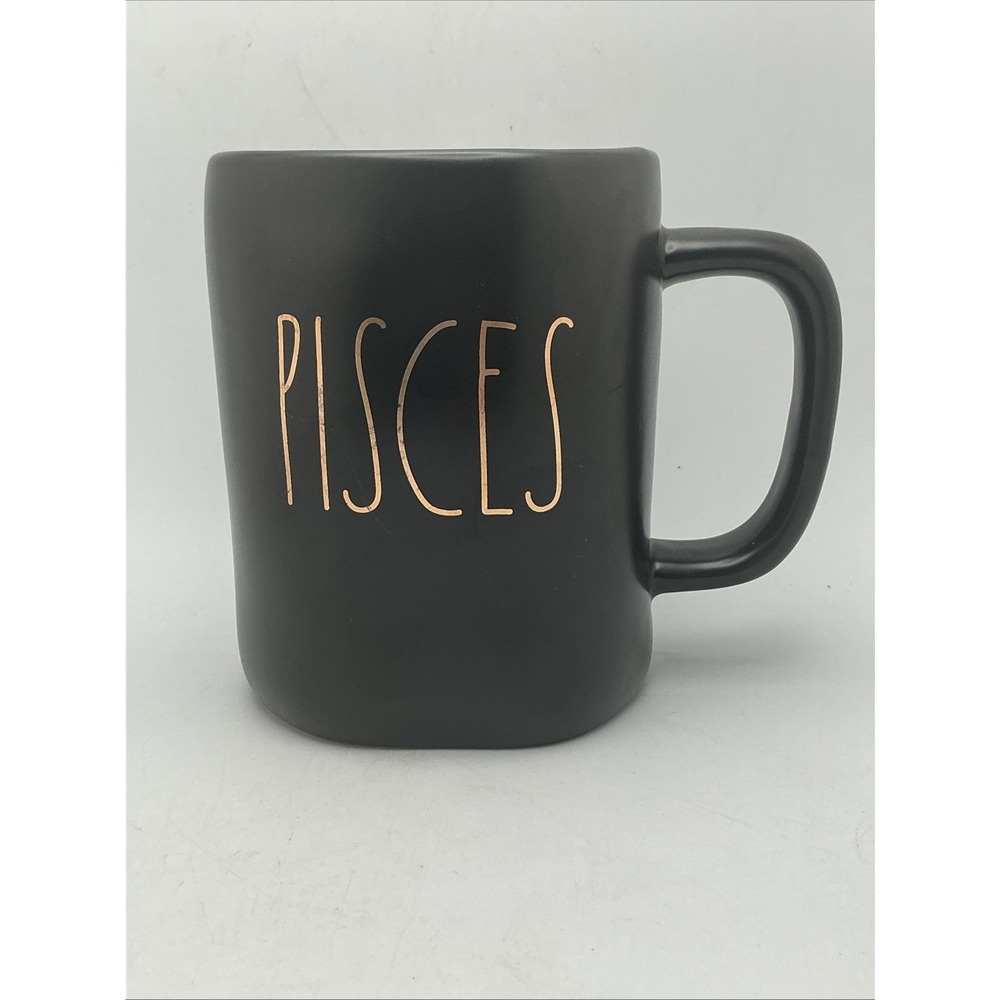 Rae Dunn "PISCES" Ceramic Coffee Mug-Artisan Collection by Magenta, 16oz